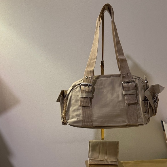 Stylish Tan Bag W/Wallet - Picture 1 of 8